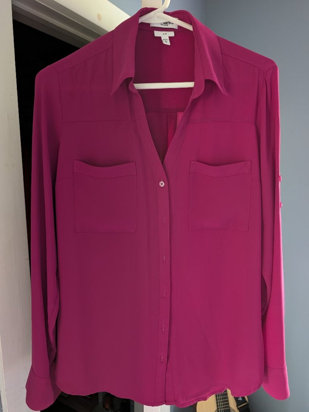 Express Portofino Slim Fit Blouse